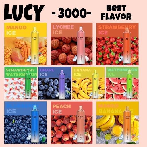 Lucy pod 3000 gồm 9 hương vị trái cây