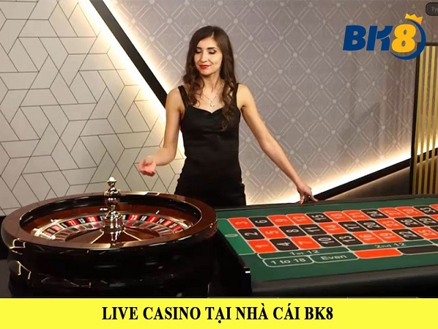Giao diện chơi tại Bk8 casino